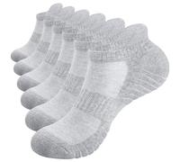 Alaplus Chaussettes Mérinos en Laine pour Outdoor & Trekking - Professional de Randonnée et Sport de Course pour Hommes & Femmes, 3 Paires, Gris, 43-46