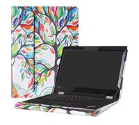Alapmk Spécialement Conçu Protection Housses pour 13.3" Lenovo ThinkPad L380 Yoga/L390 Yoga/ThinkPad L380 L390 & Lenovo ThinkPad 13 Chromebook/ThinkPad 13 Series Laptop,Love Tree