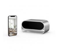 Alarm Clock Camera, 4K UHD, WiFi6 & AP Hotspot, Remote Real-Time View, 64GB SD Card Included, Cloud Storage, USB Powered, Night Vision, 2600mAh Battery, No Audio