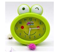 Alarm Clock Cartoon Frog Girls Gifts Mute Alarm Clock with Night Light Multiple Ring Home Decor Clocks Alarm Clock Wake Up for Kids Student Home Decoration (Color : 18x10cm) (13x13cm)