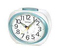 Alarm Clock Roman Numerals Table Bedside Silent Alarm Clock Sweep Seconds Alarm Clock (Color : Green)