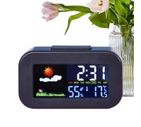 Alarm Clocks For Bedrooms | Timers For Classroom | Clock With Indoor Temperature And Humidity| Electronic Digital Smart Home Decor - Cooking Kitchen Timers, for Children School Travel