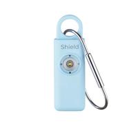 Alarm de poche Faas rechargeable - 130 dB Alarm personnel Porte-clés Auto-défense - Bouton d'urgence avec lumière LED et mode stroboscopique, alarme de sécurité pour femmes (Bleu)