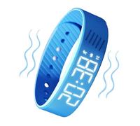 Alarm Watch, Vibrating Clock, Digital Silent Smartwatch, Adjustable Wristband Tracker, Lightweight Time Display Device With Gentle Up Feature For Travel School Sports Heavy, 4.72x7.48 inches