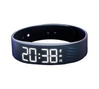 Alarm Watch, Vibrating Digital Clock, Silent Adjustable Smartwatch, Comfortable Wristband Design, Smart Wrist Alarm for Travel, School, Sports, Outdoor, Women, Men, Kids, Heavy Sleepers, Multicolor