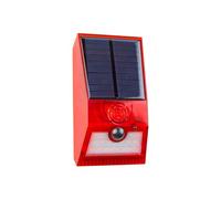 ALARMA SOLAR 129 DB Y LUZ LED 3W. IP55