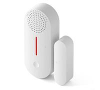 Alarme à capteur magnétique WiFi pour porte et fenêtre avec alerte sonore et lumière réglable de 100 dB, télécommande par application, rappel de batterie faible, sécurité à domicile