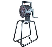 Alarme à manivelle Air Raid, sirène d'alarme à manivelle/manivelle Manuelle Robuste de 120 DB avec Base de Support sur Rail pour Le Sauvetage de sécurité Incendie, sécurité d'autoprotection de la ma