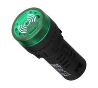 Alarme d ’ état de l ’ équipement électrique, Green | Unité d ' avertissement à sur panneau lumineux sonore intermittent avec boîtier ABS pour panneaux d ' armoire