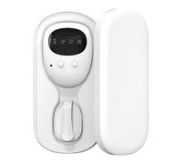 Alarme d'accident nocturne sans fil, capteur d'humidité discret à écran noir, rappel de vibrations et sonores, émetteur à clipser, étui de charge portable, interface de charge de type C