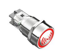Alarme d'avertissement avec sonnerie sonore et clignotant, 220 V 22 mm | Sortie sonore spécifiée, boîtier IP65, avertissement de lumière clignotante pour équipements industriels et automatisés