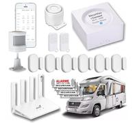 Alarme de Camping Car - Wif 4G + Routeur - Trés Faible consommation électrique - Surveillance 24h/24h- Entiérement programmée - Possibilité d'une sirène sans Fil Autonome pour Le Compartiment Moteur.