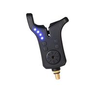 Alarme de canne pour pêcheurs avec réglage de la tonalité et du son réglables, disposition d'alerte LED, base de pêche filetée 3/8 pour une utilisation à la côte, alarme électronique, alerte LED