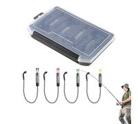 Alarme de carpe avec indicateur de morsure, alertes de chaîne de balançoire de pêche, de pêche compacte et élégante | Alarme de pêche multifonctionnelle sensible pour pêche en eau calme