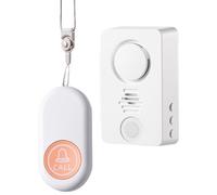 Alarme De Lit pour Personnes Âgées,Alerte sans Fil Intelligente pour Chevet - Alarme D'Appel sans Fil Étanche pour Soignants Adultes Sécurité Nuit