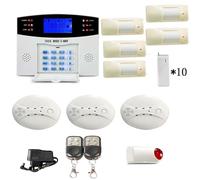 Alarme de Maison sans Fil connecté détecteur de Mouvement de fumée télécommandé prévenir téléphone Intrusion sirène intérieur