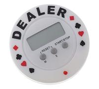 Alarme de minuterie Minuteur Digital en Plastique sous forme de de Poker, Forme ronde