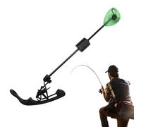Alarme de morsure de canne à pêche | Alarme de canne à pêche à tétine | Outil de détection éclairé par LED Pêche en plein air pour la carpe et