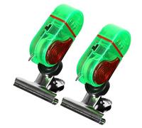 Alarme de morsure de pêche, alarme de morsure de canne à pêche - Night Fishing Alarm Clip, Centre d'indicateur de poteau de poisson en plein air de 2, cloche d'alerte électronique avec lumière pour