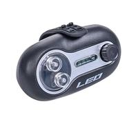 Alarme de morsure de pêche avec indicateur de lumière LED sonore Alerte résistante à l'eau pour Platine vinyle noire Flameer