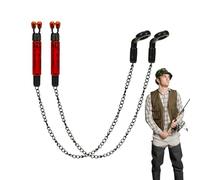 Alarme de morsure de pêche avec son, alarme de morsure de pêche nocturne | alarme de pêche sensible multi-usages - alarme de pêche alimentée par batterie 2X, pêche portable pour lac, rivière, mer