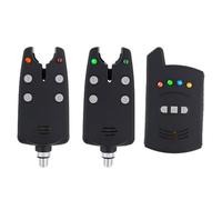 Alarme de morsure de poisson, alarme de morsure - Portable alarme indicateur de morsure, fournitures de nuit, alerte d'alarme LED, alarme de canne à pêche pa