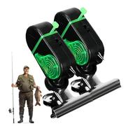 Alarme de Morsure de Poisson pour Nuit, Clip d'alarme de pêche | Large Application Sound et Light Alert Bell pour Le Poisson, Lot de 2 Clips indicateur pour extérieure