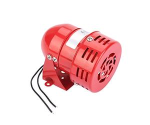 Alarme De Moteur Industriel Bell, 220V 120Db Ms-190 Sirène Alarme Extérieure,Alarme Ring Rouge, Klaxon Son Continu SirèNe pour Usine, Zone RéSidentielle, Rue Commerciale