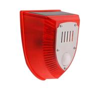 Alarme de mouvement solaire - Détecteur de mouvement grand angle - Détecteur de mouvement solaire avec lumière stroboscopique pour extérieur, jardin, cour, entrepôt
