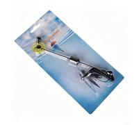 Alarme de pêche 1 pièce pour indicateur de touche flash ABS corps léger clip plat pour une meilleure sensibilité rouge, vert, jaune, 20 x 10 x 2 cm, style européen pour la pêche à la carpe, facile à