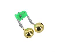 Alarme de pêche à double anneau avec ressort à vis et clip en plastique, matériau métallique, produit des alertes sonores claires, conçu pour les pêcheurs professionnels et occasionnels (clip sur