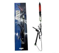 Alarme de pêche à la carpe en acier inoxydable pour pêche de nuit, indicateur sensible pour les morsures de poissons, compatible avec les lacs, rivières et étangs (rouge)