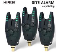 Alarme de pêche à la carpe Hirisi B170 de haute qualité avec volume, tonalité et indicateur de sensibilité réglables, accessoire de pêche essentiel 1pcs