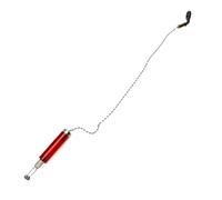 Alarme De Pêche - ABS Métal 40x1,4x2,4cm | Cintre De Canettes D’alarme De Morsures | Chaîne D'alarmes De Pêche Pour Détecter Les Morsures De Poisson, Les Mouvements De Ligne Et L'utilisation Quotidien