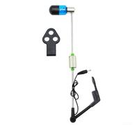 Alarme de pêche multifonction avec indicateur LED pour pêche en plein air (bleu)