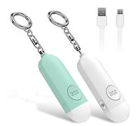 Alarme de Poche Rechargeable, Auto-défense Personnel Indispensable avec Une Sirène Anti-agression de 130 DB et Lumière LED, pour Femmes, Enfants et Personnes agées