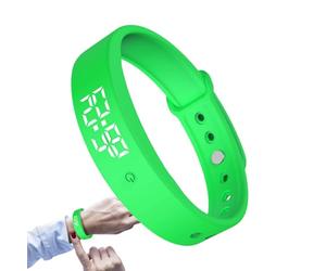 Alarme de poignet silencieuse - Minuteur de vibration avec 3 alertes quotidiennes, notification intelligente de vibration pour le sommeil | Rappel unisexe polyvalent pour médicaments, fitness dans un