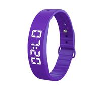 Alarme De Poignet - Silicone, Montre-bracelet De 9,45 Pouces, Bracelet D'alarme Vibrante, Tracker De Fitness Intelligent, Léger | Compteur De Pas, Moniteur De Sommeil, Chronomètre, Compte À Rebours, R