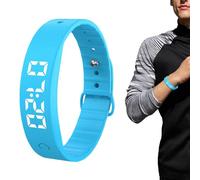 Alarme De Poignet Vibrante Multifonctionnelle - Bracelet En Silicone De Montre D'alarme Rechargeable Avec 8 Alarmes | Bracelet Watch Pour Les Étapes Du Nombre, Des Calories, De La Distance, Du Compte