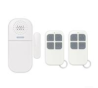 Alarme de porte avec sortie sonore de 130 dB et 5 modes dont rappel et alarme constante, capteur magnétique sans fil, alertes visuelles et audio, comprend 2 télécommandes