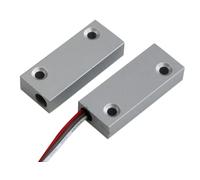 Alarme de porte en métal avec contact magnétique - Détecteur filaire - Kit de sécurité pour la maison et le garage