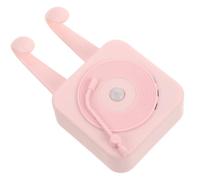 Alarme de Rappel de Gaz Murale Abs, Détection Humaine, Usage Appartement | Alerte Vocale Complète, Installation Facile, pour Fenêtre et Bureau, Finition Rose, Crochet Pratique
