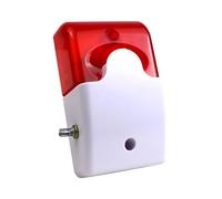 Alarme de sécurité à haut décibels 110 dB avec lumières clignotantes à visser pour intérieur ou extérieur pour véhicules