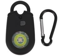 Alarme de Sécurité d'urgence 130 Décibels avec LED, Compacte, ABS Noir | Protection Personnelle, Son Continu Puissant, Format Portable, pour Voyage et Promenade du Chien