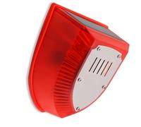 Alarme de sécurité extérieure à haute décibels 129 dB avec capteurs de mouvement et simulation sonore