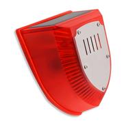 Alarme de sécurité extérieure Capteurs de Mouvement Alarme sonore et Lumineuse 129 Comprend des aboiements de Chien Simulation de tir Alarme de Batterie Longue durée