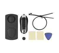 Alarme de Sécurité Moto, Fydun 115dB Super Fort Système Anti-vol Capteur de Mouvement de Vibration 3 Cloches électriques Imperméable pour Vélo, Scooter électrique, Motos