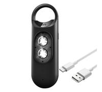 Alarme de sécurité personnalisée Sirène de sécurité extra bruyante | Dispositifs d'avertissement de sécurité 130dB avec lumière stroboscopique pour les personnes âgées, la famille, les enfants