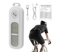 Alarme de sécurité personnelle 130 DB - Porte-clés Rechargeable par USB avec Lampe Torche LED, Puissant pour autodéfense | Dispositif d'alerte d'urgence Compact pour Femmes, , Personnes âgées