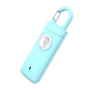Alarme de sécurité personnelle 140 dB avec lumière stroboscopique pour femmes et personnes âgées facile à transporter porte-clés autodéfense